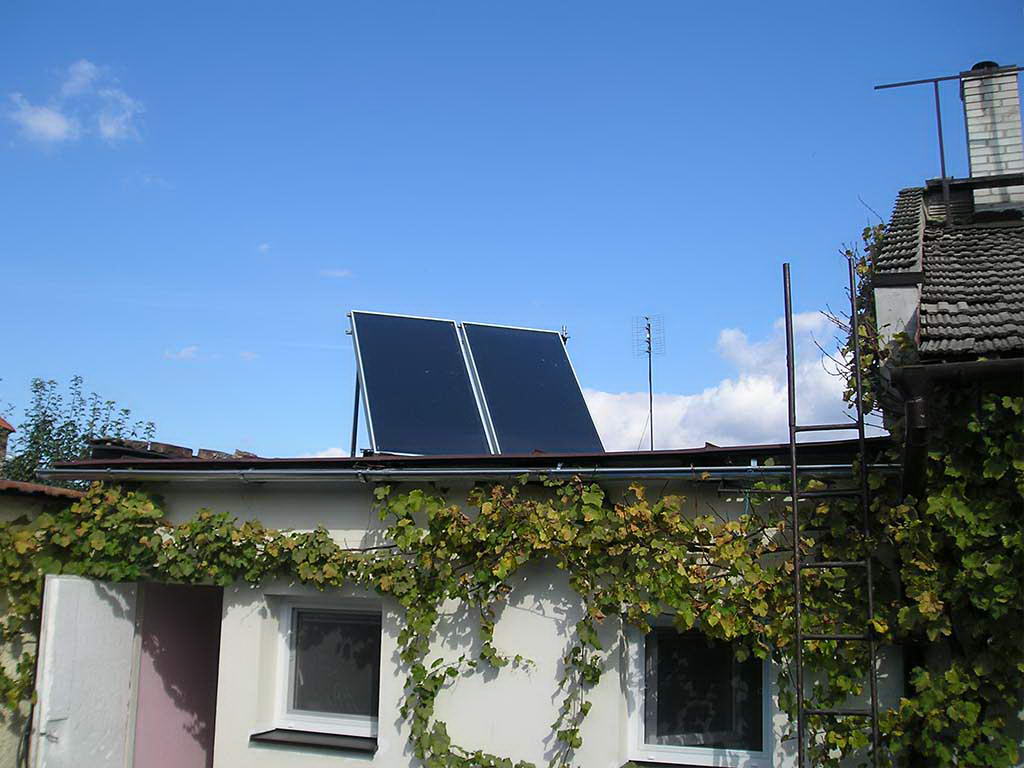 Solární ohřev vody - Olomouc