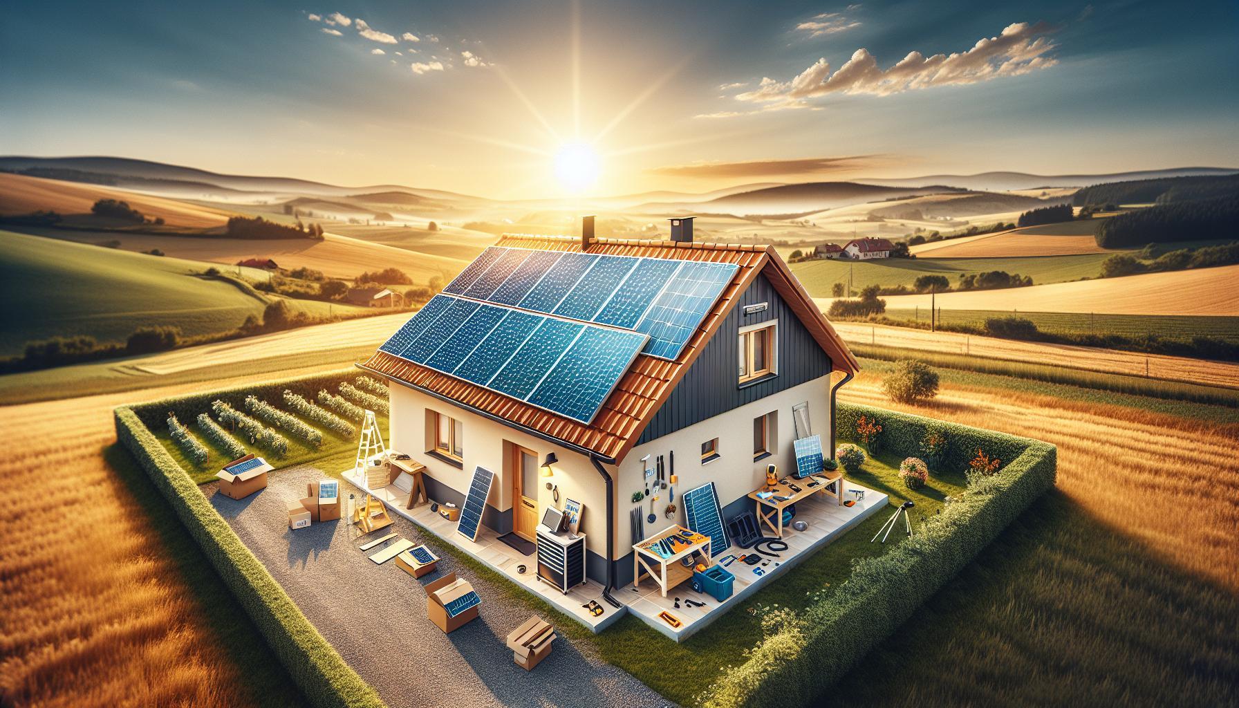 Co potřebuji pro stavbu solární elektrárny? Seznam a rady