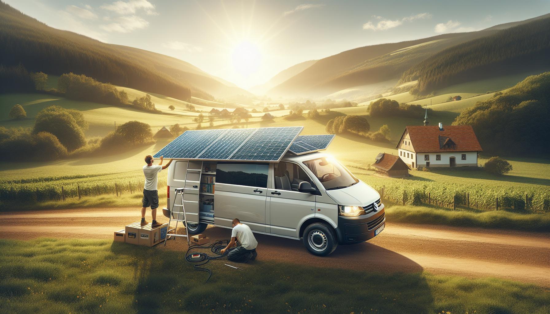Jak přidělat solární panel na dodávku: Mobilní energie na cestách snadno