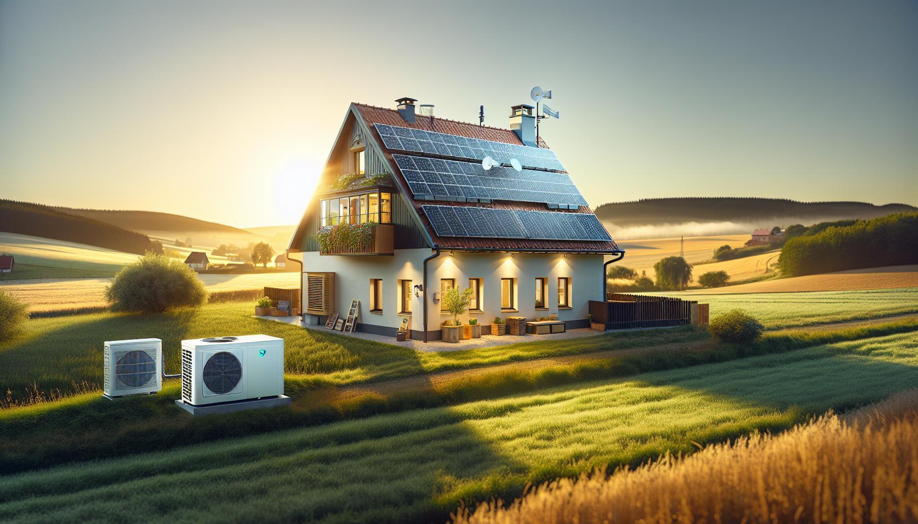 Jak napájet domácí klimatizaci solárními panely: Šetřete energii i peníze