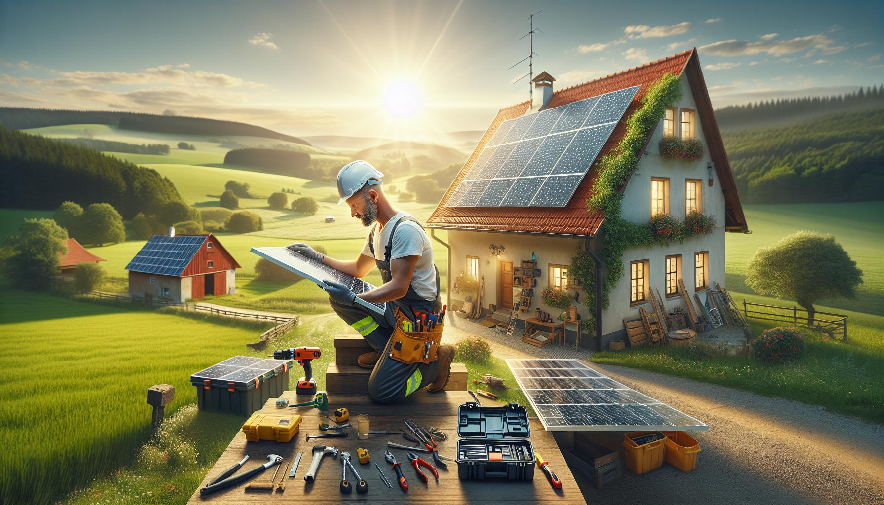 - Bezpečnostní opatření při opravě solárních panelů