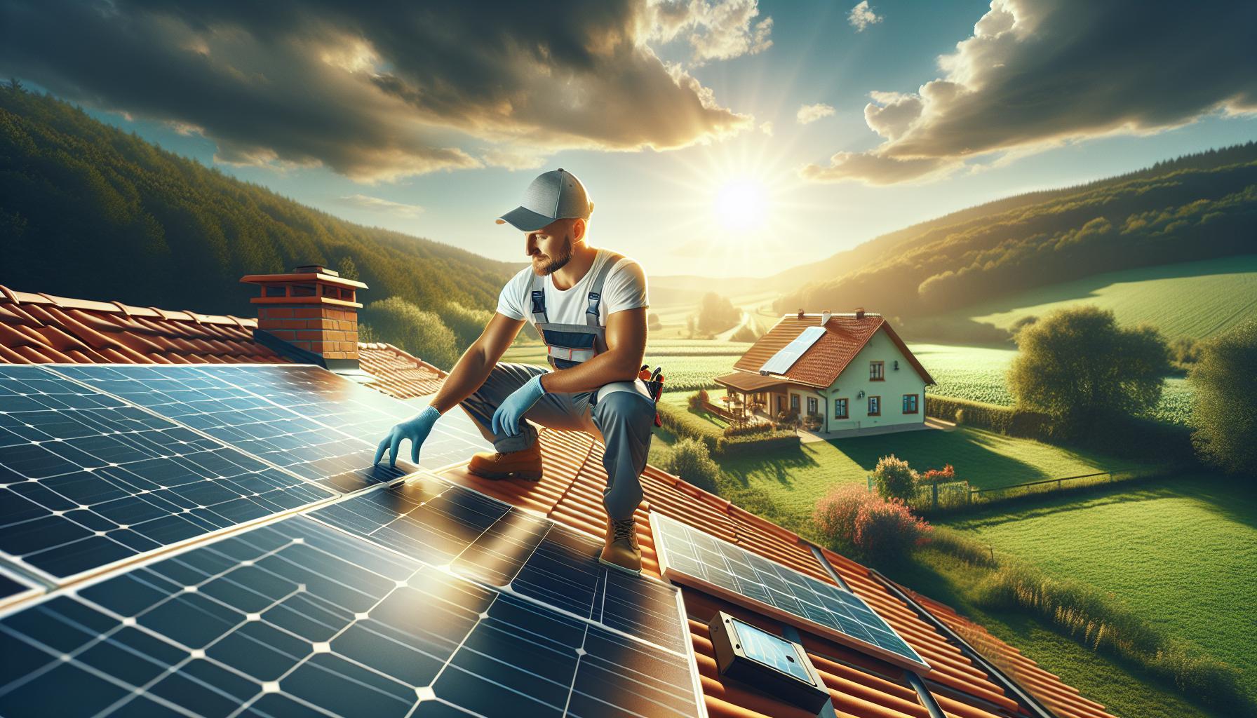 - Údržba a optimalizace výkonu solárního panelu