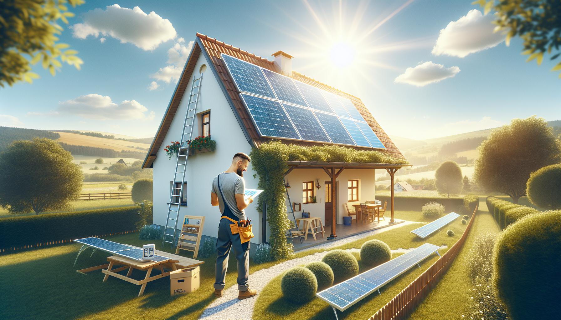 Krok za krokem: Instalace a připojení solárního panelu