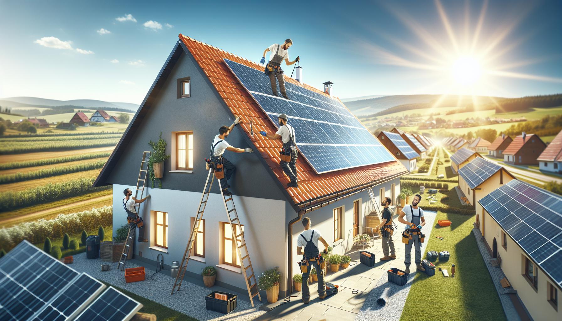 Krok za krokem: Instalace solárních panelů na vaší střeše