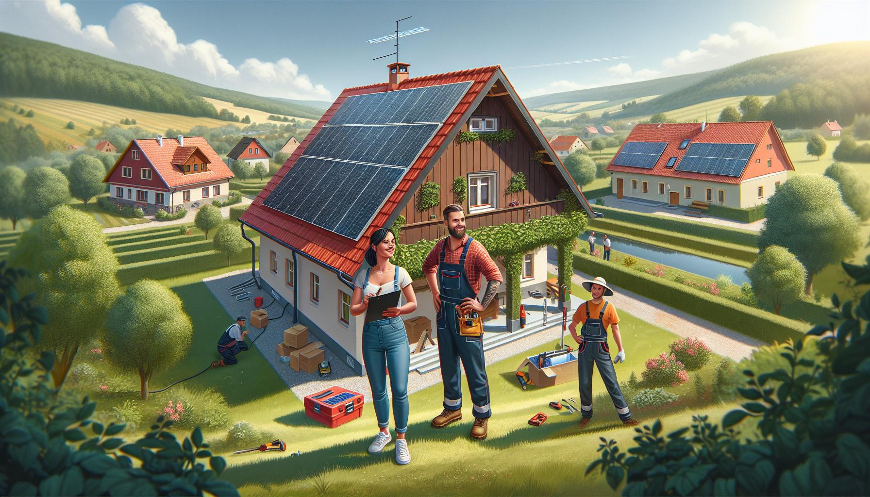 - Praktické tipy pro montáž solárních panelů na střeše